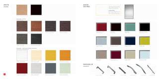 ANTE    ANTE
DOORS   VETRO




        MANIGLIE
        handles




30
 