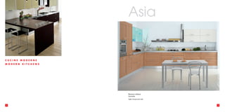 Asia


CUCINE   MODERNE
MODERN   KITCHENS




                    Rovere chiaro
                    Laccato
                    Light lacquered oak



2                                         3
 