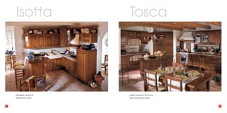 Isotta                Tosca




     Castagno massiccio    Legno massiccio tinto noce
     Solid chestnut wood   Solid wood painted walnut




54                                                      55
 