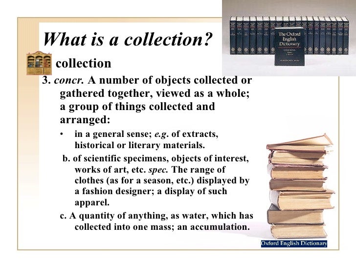 What Is A Library Collection 2003