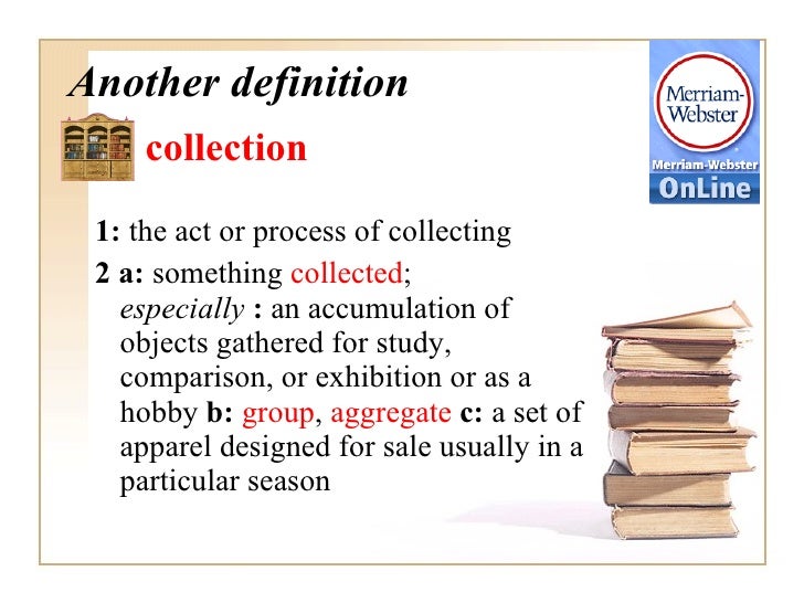 What Is A Library Collection 2003