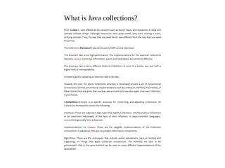 Collection in java