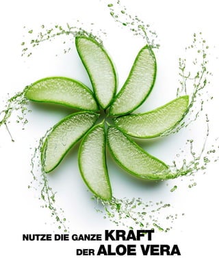 DER ALOE VERA
NUTZE DIE GANZE KRAFT
 