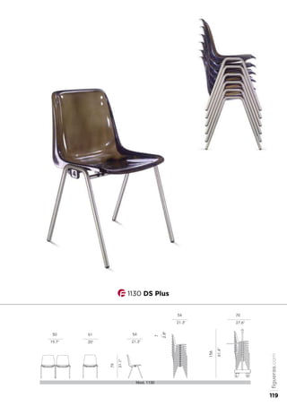 51
20"
79
31.1"
54
21.3"
50
19.7"
156
70
27.6"
61.4"
54
21.3"
7
2.8"
Mod. 1130
1130 DS Plus
figueras.com
119
 