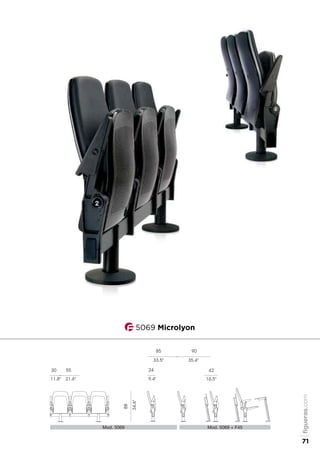 55
21.6"
30
11.8"
Mod. 5069 Mod. 5069 + F45
42
16.5"
24
9.4"
88
34.6"
85 90
33.5" 35.4"
5069 Microlyon
figueras.com
71
 