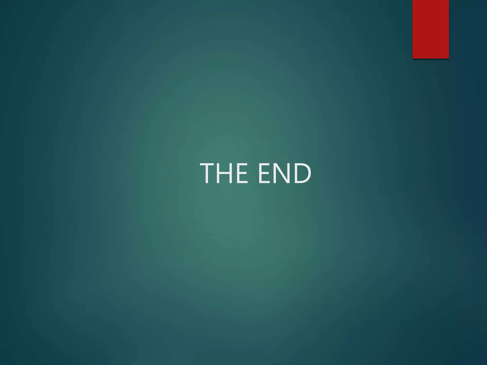 THE END
 