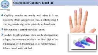 An overview on collection and handling of blood | PPTX