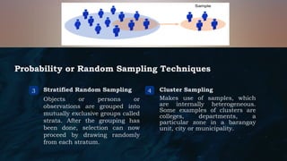 Group Sampling Collection and Sampling Techniques - STAT.pptx