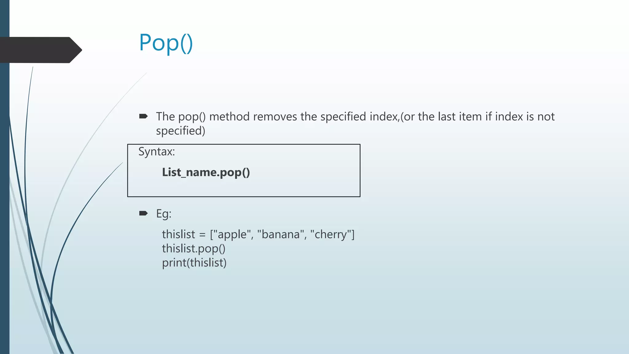 Python Collection datatypes | PPT