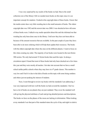 Collection development