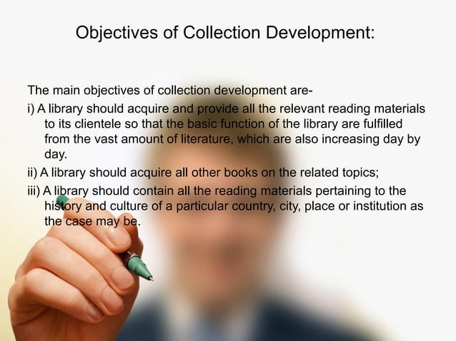 Collection development | PPT