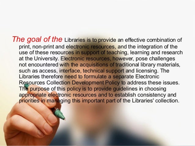 Collection development