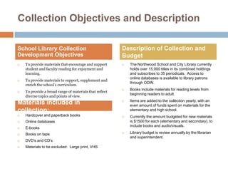 Collection development policy and procedures | PPTX