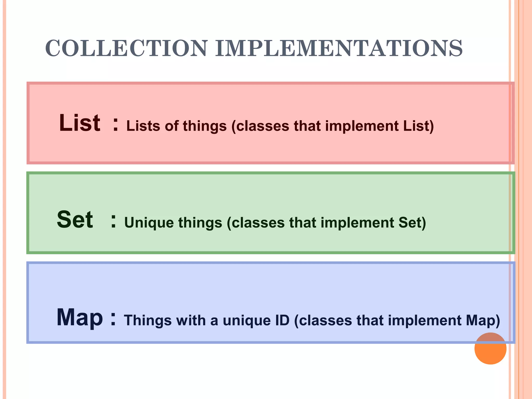 Collection Framework in java | PPT