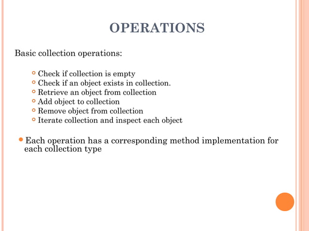 Collection Framework in java | PPT