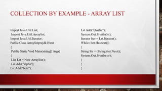 Collection framework | PPT