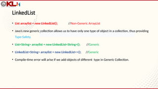 Collection Framework in Advanced Java concepts | PPTX