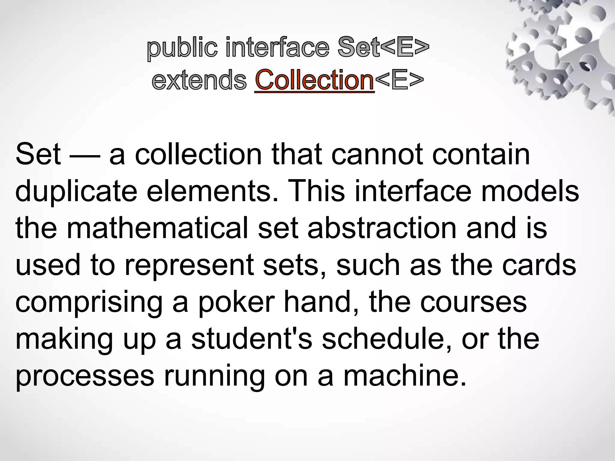 Collection framework | PPT | Programming Languages | Computing