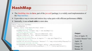 Collection Framework-II. part 2 advanced | PDF