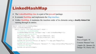 Collection Framework-II. part 2 advanced | PDF