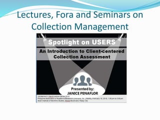 Collection management | PPTX