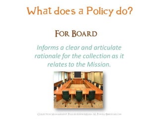 Collection management policies pci