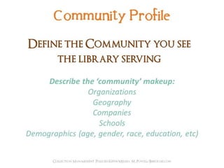 Collection management policies pci