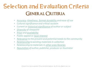 Collection management policies pci