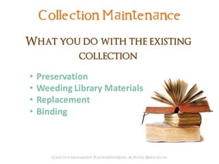 Collection management policies pci