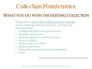 Collection management policies pci