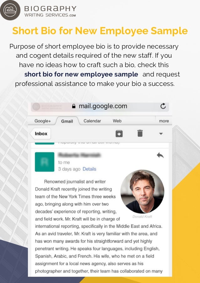 New Employee Bio Template New Employee Bio Template