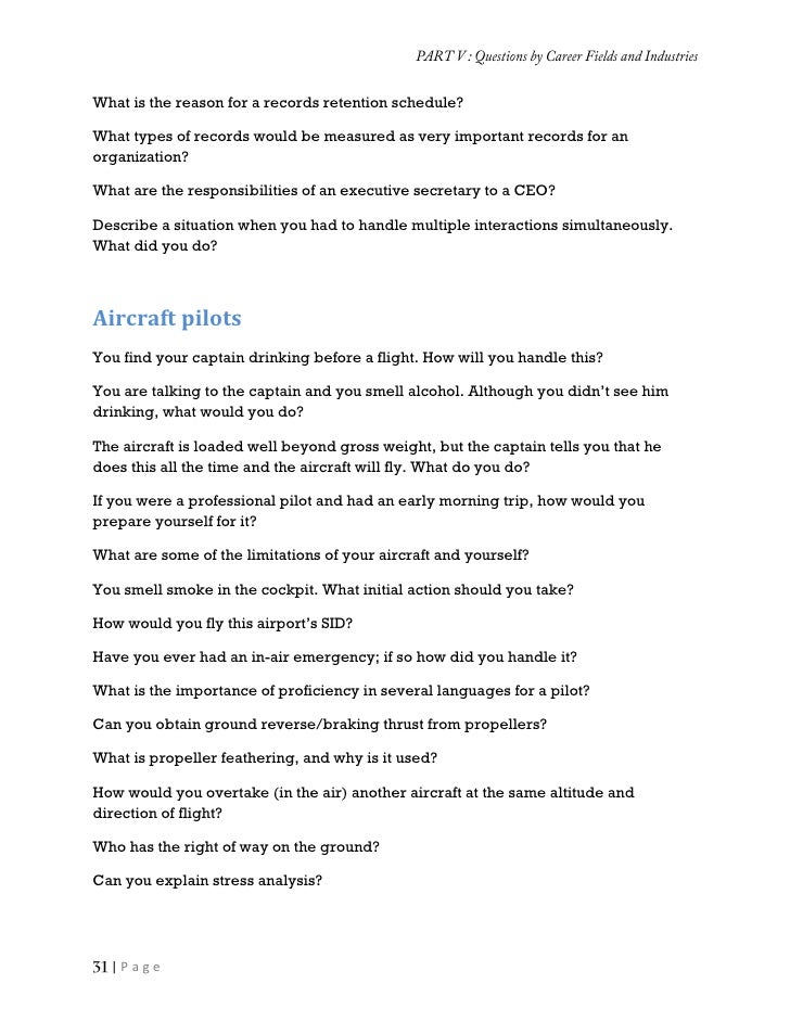 collection of job interview questions and the answers interviewing a professional questions