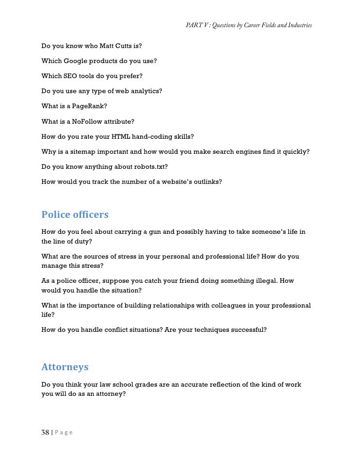 how to do job interviews