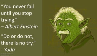 Infographic published by Neil Beyersdorf
neil-beyersdorf.branded.me/
“Imagination is more
important than
knowledge. For knowledge
is limited to all we now
know and understand,
while imagination
embraces the entire world,
and all there ever will be
to know and understand.”
– Albert Einstein
 