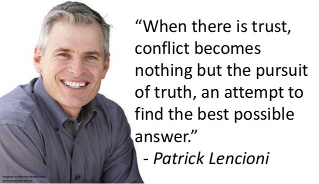 Collection of Quotes from Patrick Lencioni