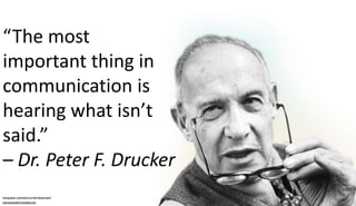 Neil Beyersdorf 发布的信息图neil-beyersdorf.branded.me/“最重要的事情沟通是听到什么不听说。– Peter F. Drucker 博士