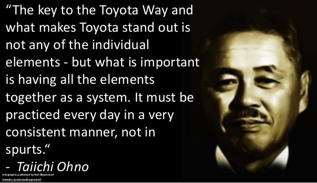 A Collection Of Quotes From Taiichi Ohno