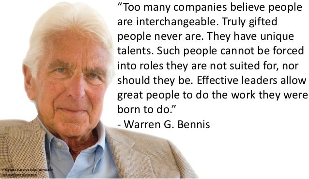A Collection of Quotes from Warren G. Bennis