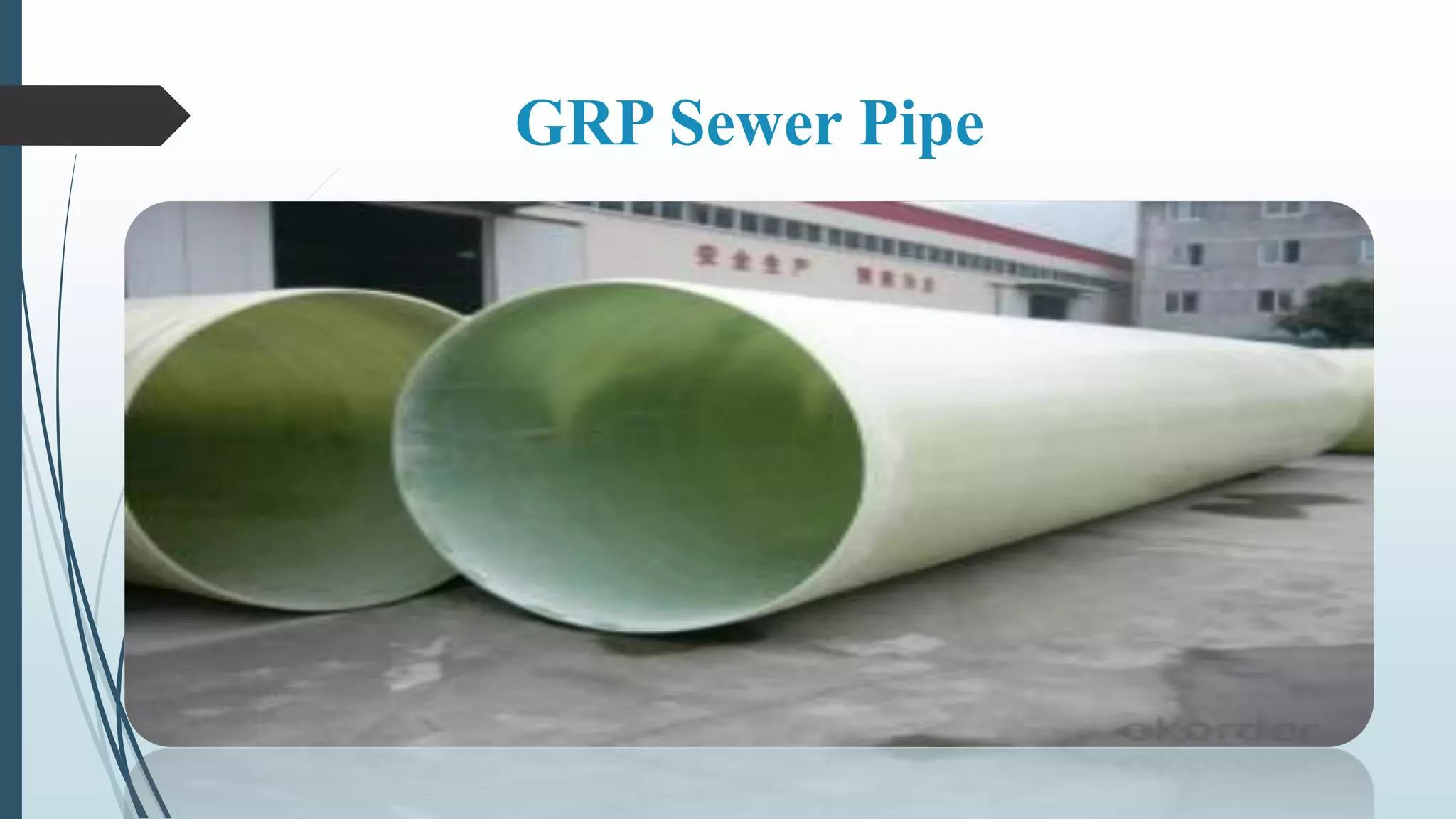 GRP Sewer Pipe
 