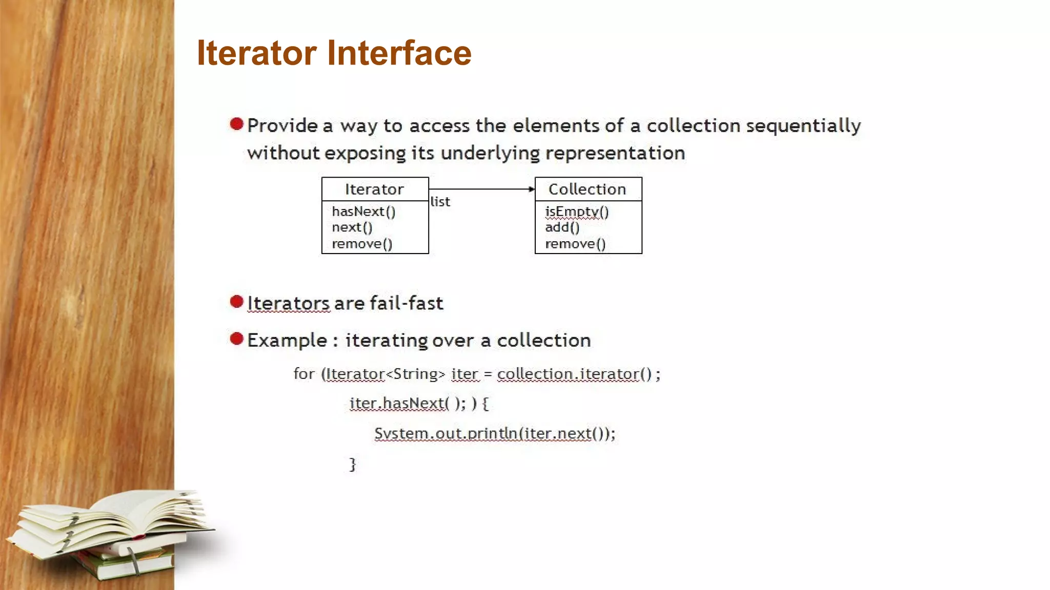 Iterator Interface
 