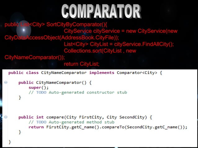 JAVA Collections frame work ppt | PPT