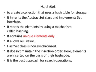 collectionsframework210616084411 (1).pptx | Programming Languages ...