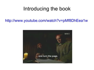 Introducing the book http://www.youtube.com/watch?v=pMf8DhEea1w   