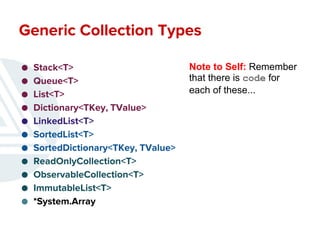 Collections and generics | PPT