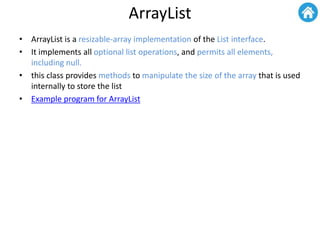 Collections framework in java | PPT