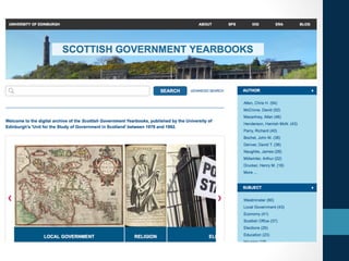 Collections.ed – Launching the University Collections Online, Ianthe Sutherland, University of Edinburgh