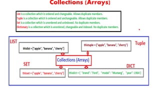 Collections (Arrays)
 