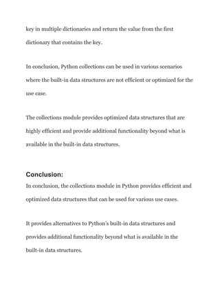 Collections in Python - Where Data Finds Its Perfect Home.pdf