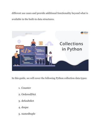 Collections in Python - Where Data Finds Its Perfect Home.pdf