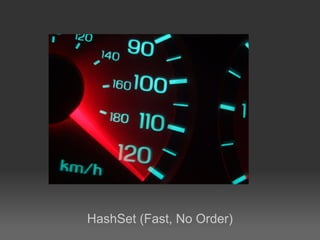 HashSet (Fast, No Order)
 